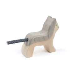 Holztier Katze klein