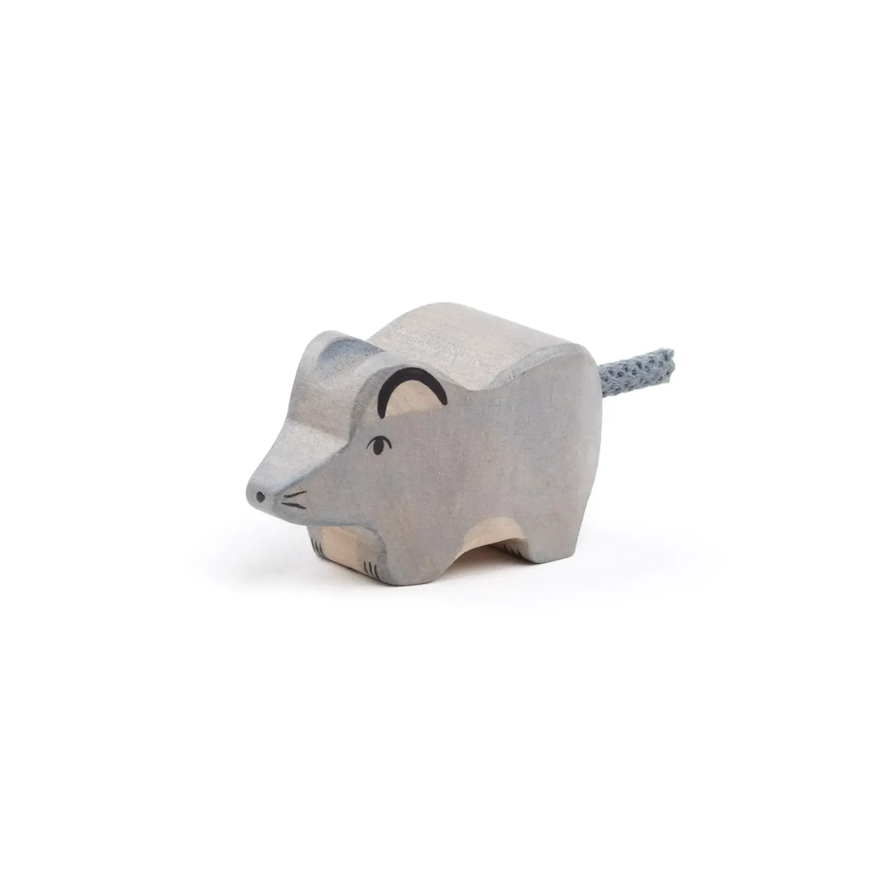 Holztier Maus