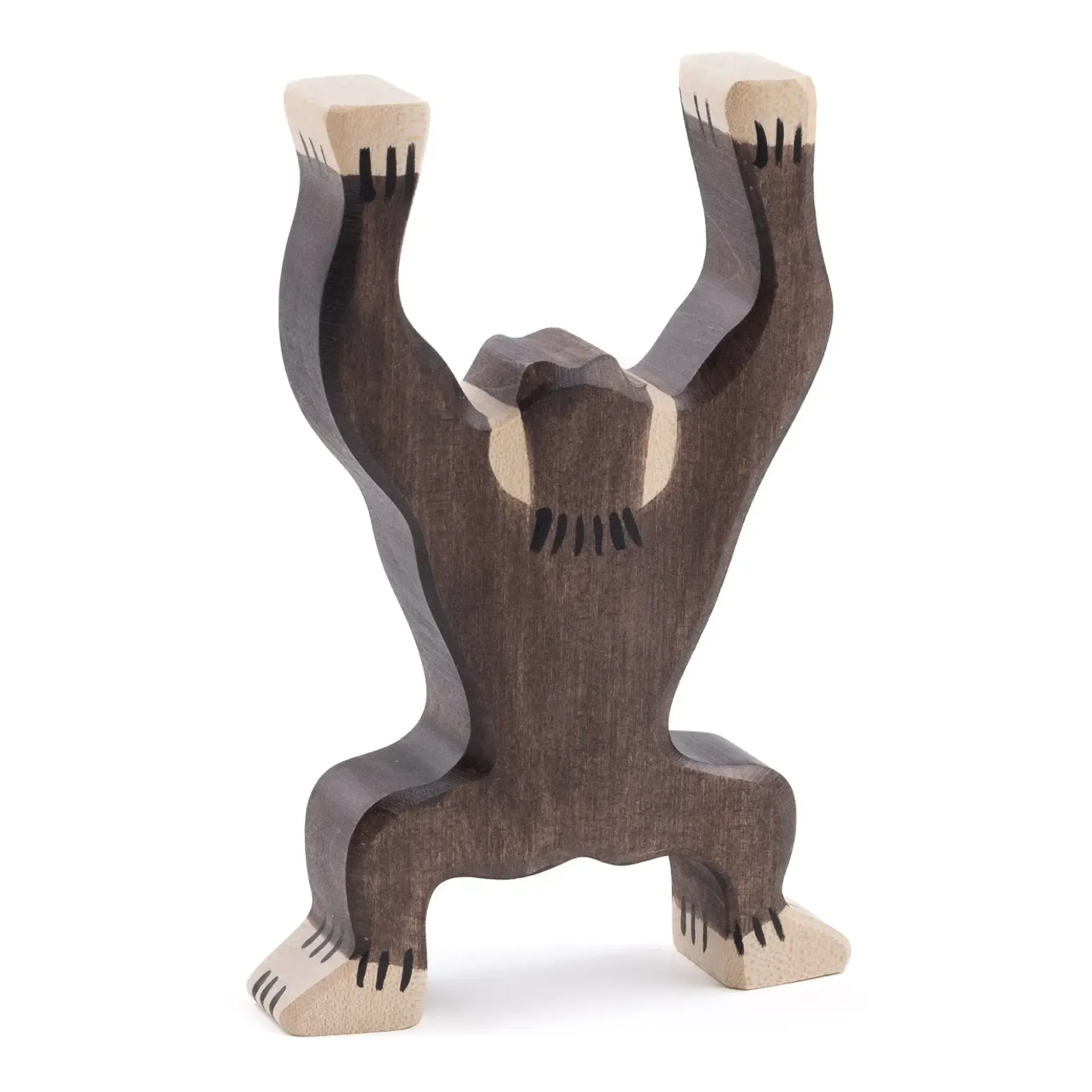 Holztier Schimpanse stehend