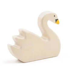 Holztier Schwan