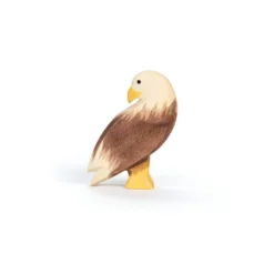 Holztier Seeadler stehend