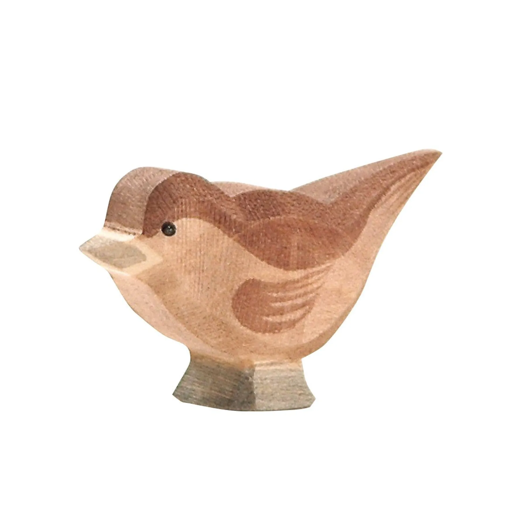 Holztier Spatz