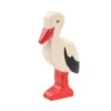 Holztier Storch