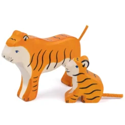 Holztier Tigerkind