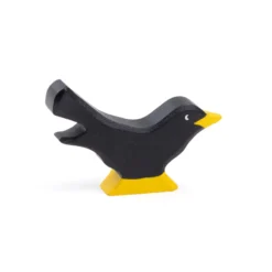 Holztier Vogel Amsel