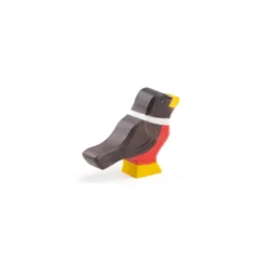 Holztier Vogel Rotkehlchen