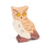 Holztier Vogel Uhu