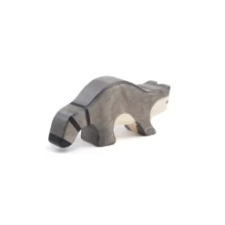 Holztier Waschbär