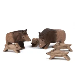 Holztier Wildschwein Bache