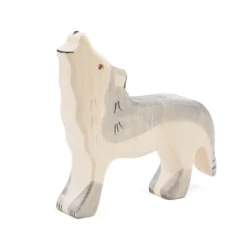 Holztier Wolf