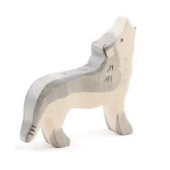 Holztier Wolf