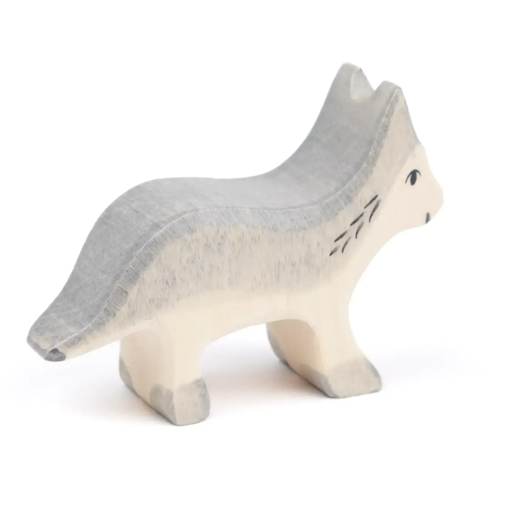 Holztier Wolf klein