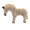 Holztier Zebra