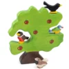Holztiger Apfelbaum für Vögel