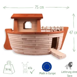 Holztiger Arche Noah groß