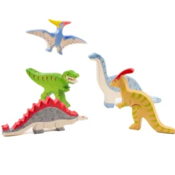 Holztiger Figuren-Set "Dinosaurier" 5-tlg.