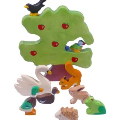 Holztiger Figuren-Set "Tiere im Park" 10-tlg.