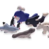 Holztiger Figuren-Set"Wasser+Eis" 8-tlg.