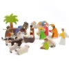 Holztiger Krippenfiguren-Set 18-tlg.