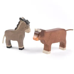 Holztiger Krippenfiguren-Set 18-tlg.