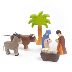 Holztiger Krippenfiguren-Set 13-tlg.