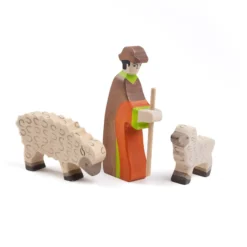 Holztiger Krippenfiguren-Set 8-tlg.
