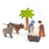 Holztiger Krippenfiguren-Set 6-tlg.