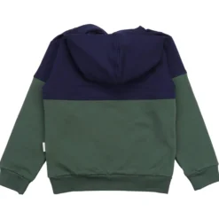 Hoodie dunkelblau-grün 128