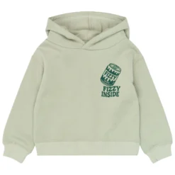 Hoodie "Fizzy" graugrün 98