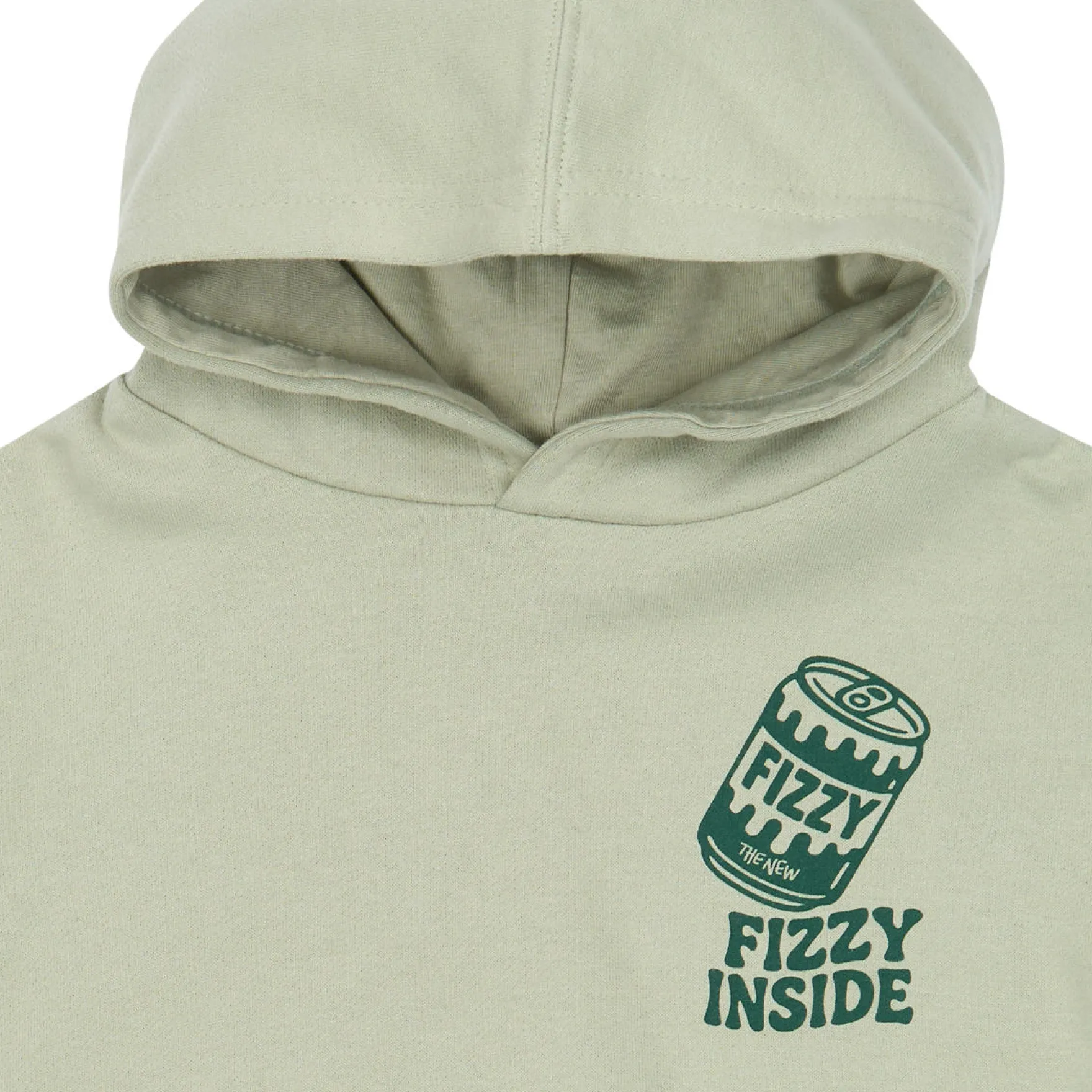 Hoodie "Fizzy" graugrün 98