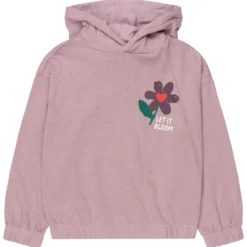Hoodie "love grows" mauve 98/104