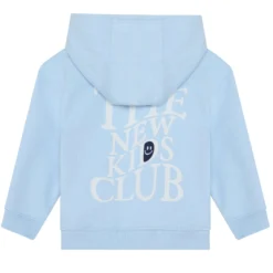 Hoodie "Smile" hellblau 128