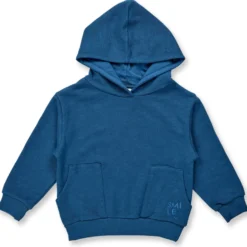 Hoodie "Smile" ozeanblau 92