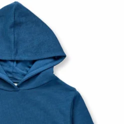 Hoodie "Smile" ozeanblau 92