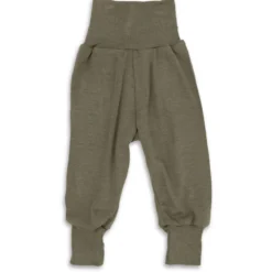 Hose Wolle Seide olive 50/56
