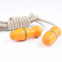 Hüpfseil mit Kindergriff bunt orange