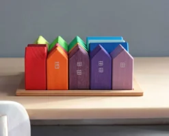Häuser Regenbogen