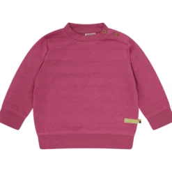 Jacquard-Pullover rouge 122/128