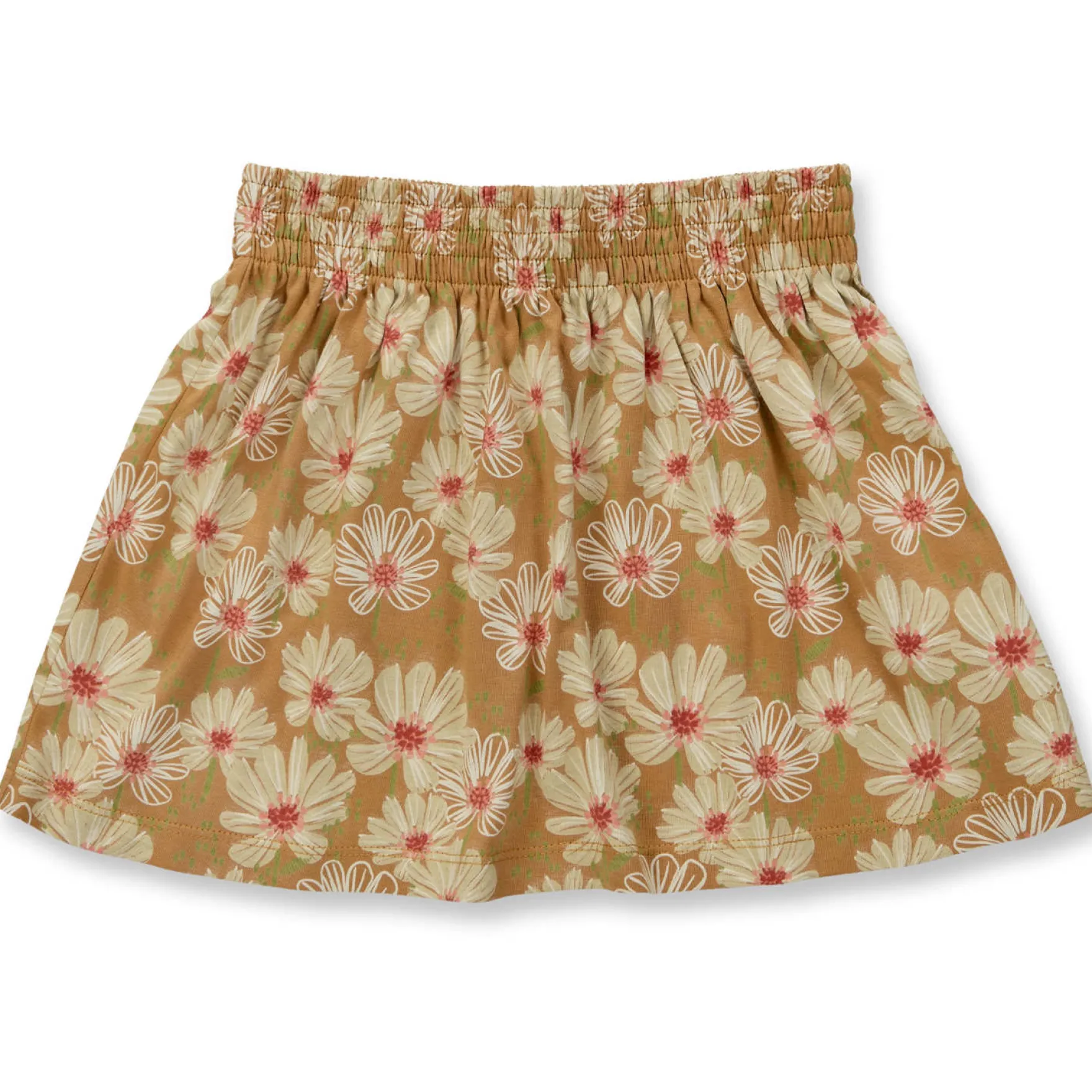Jersey-Rock "Flowers" karamell 104