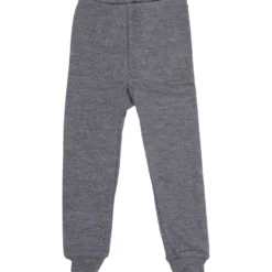 Jogginghose Wolle Seide grau 92