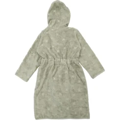 Kinder Bademantel grünbeige 116/122
