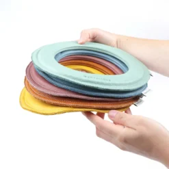 Kinder Frisbee Leder pastell grün (Gr. L)