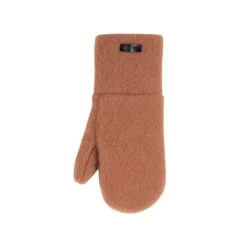 Kinder-Fäustlinge Wollfleece mocha 5