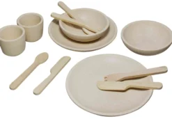 Kindergeschirr Set aus Holz