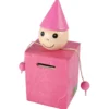 Kinder Holzspardose pink