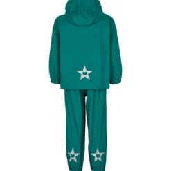 Kinder Regenbekleidung grün 116