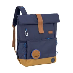 Kinderrucksack Rolltop dunkelblau