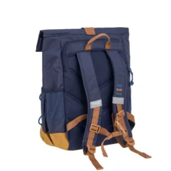 Kinderrucksack Rolltop dunkelblau