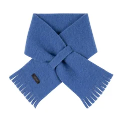Kinderschal Wollfleece bright-blue