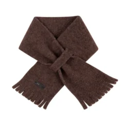 Kinderschal Wollfleece dark-brown